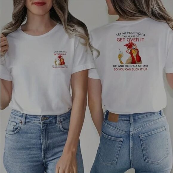 "Let Me Pour You A Tall Glass" - Custom T-Shirts - NWT - Picture 1 of 8